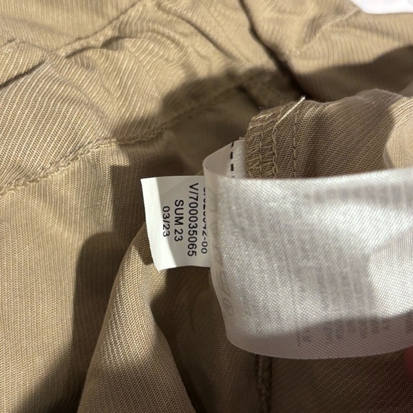 BANANA REPUBLIC Sz XL 100% Lyocell Jumpsuit Drawstring Patch Pockets High Neck - Picture 12 of 12